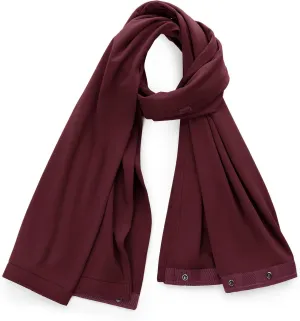 ODODOS Cloud Feeling Customizable Snap Scarf for Women, Casual Convertible Wrap Shawl Cape Cardigans