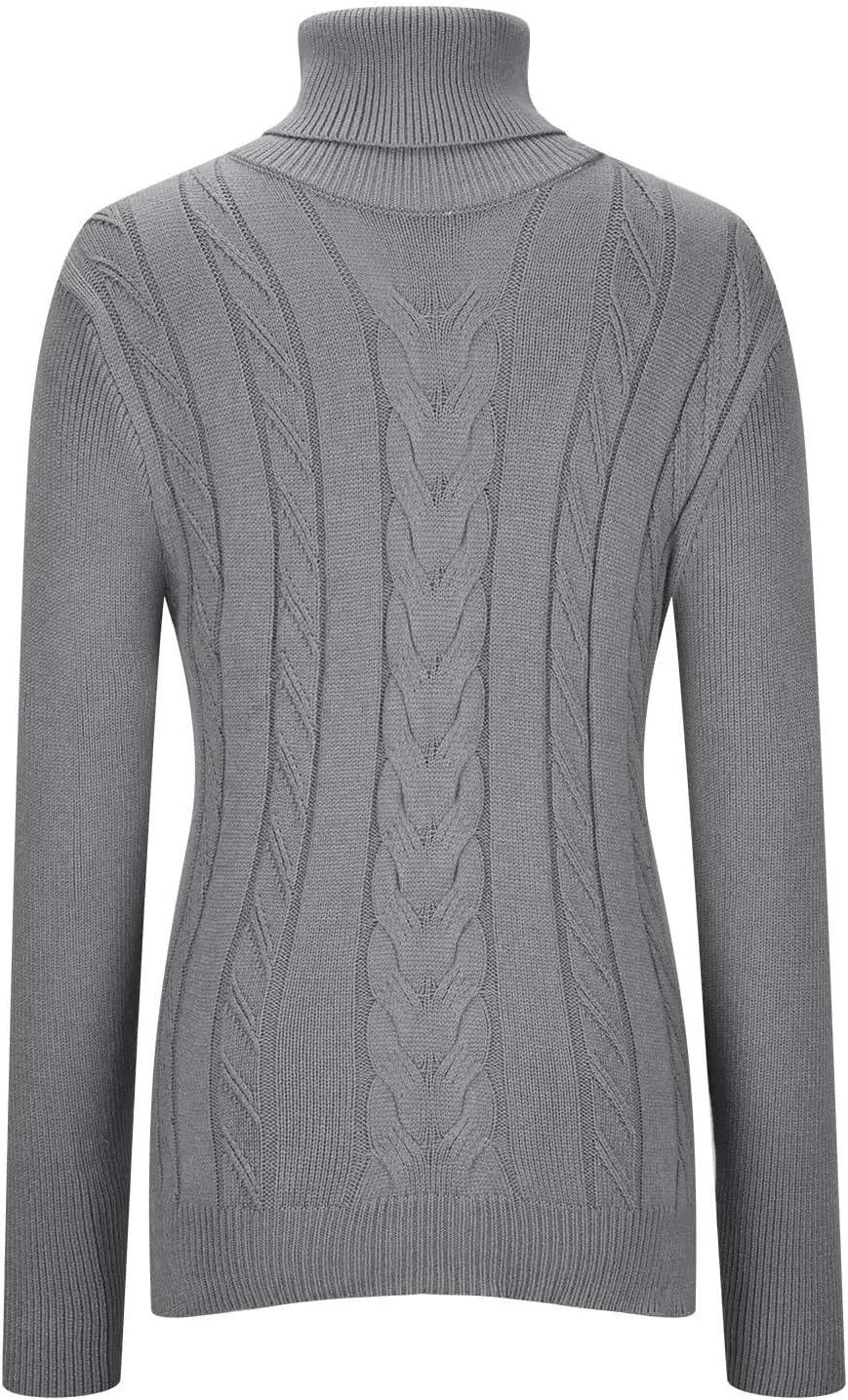 Oversized Sweaters for Women Turtleneck Lightweight Sweaters for Women Long Sleeve Tops for Women Loose Fit Womens