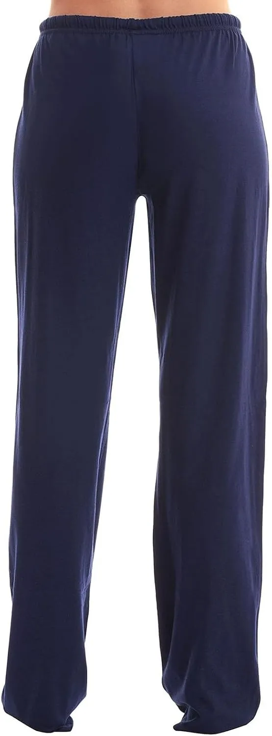 Pants for Women Casual High Waist Drawstring Elastic Waist Pants Lightweight Comfy Straight Leg Pant Loose Fit Trousers