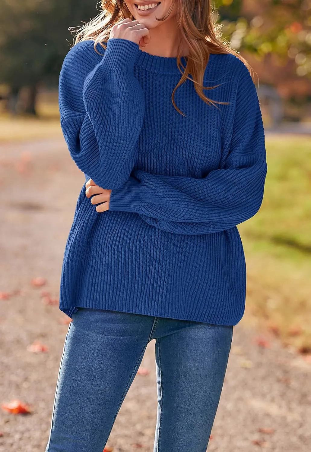 PRETTYGARDEN Womens Sweaters Fall 2025 Oversized Chunky Knitted Pullover Sweater Casual Long Sleeve Crewneck Cute Sweaters