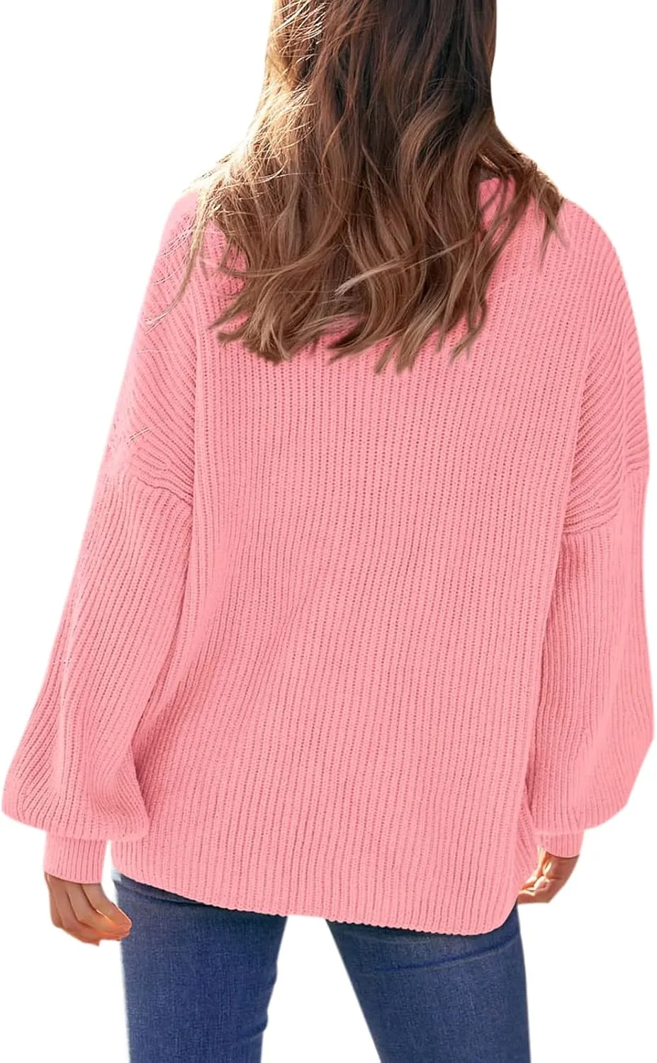 PRETTYGARDEN Womens Sweaters Fall 2025 Oversized Chunky Knitted Pullover Sweater Casual Long Sleeve Crewneck Cute Sweaters