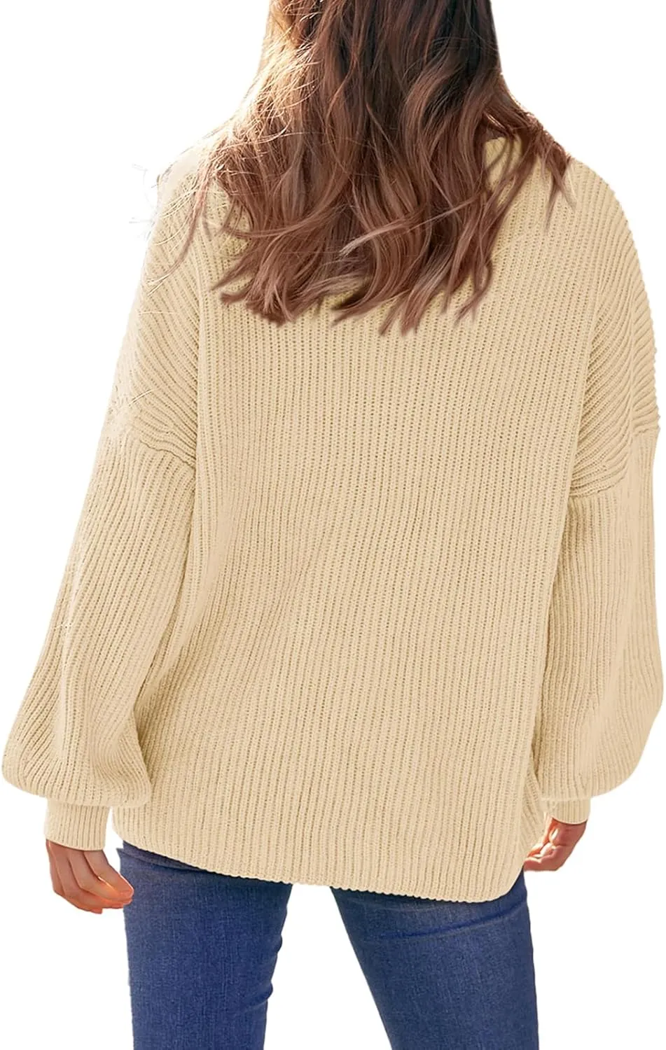 PRETTYGARDEN Womens Sweaters Fall 2025 Oversized Chunky Knitted Pullover Sweater Casual Long Sleeve Crewneck Cute Sweaters