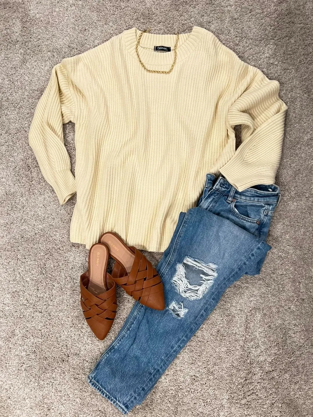 PRETTYGARDEN Womens Sweaters Fall 2025 Oversized Chunky Knitted Pullover Sweater Casual Long Sleeve Crewneck Cute Sweaters