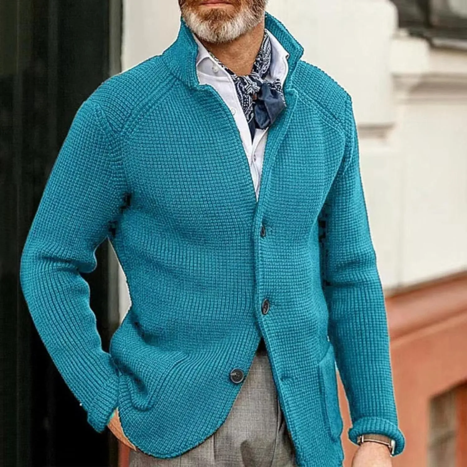 Pull Over Sweaters Mens Fashion Casual Personality Christmas Printed Couple Sweater Pullover Mens Button Down