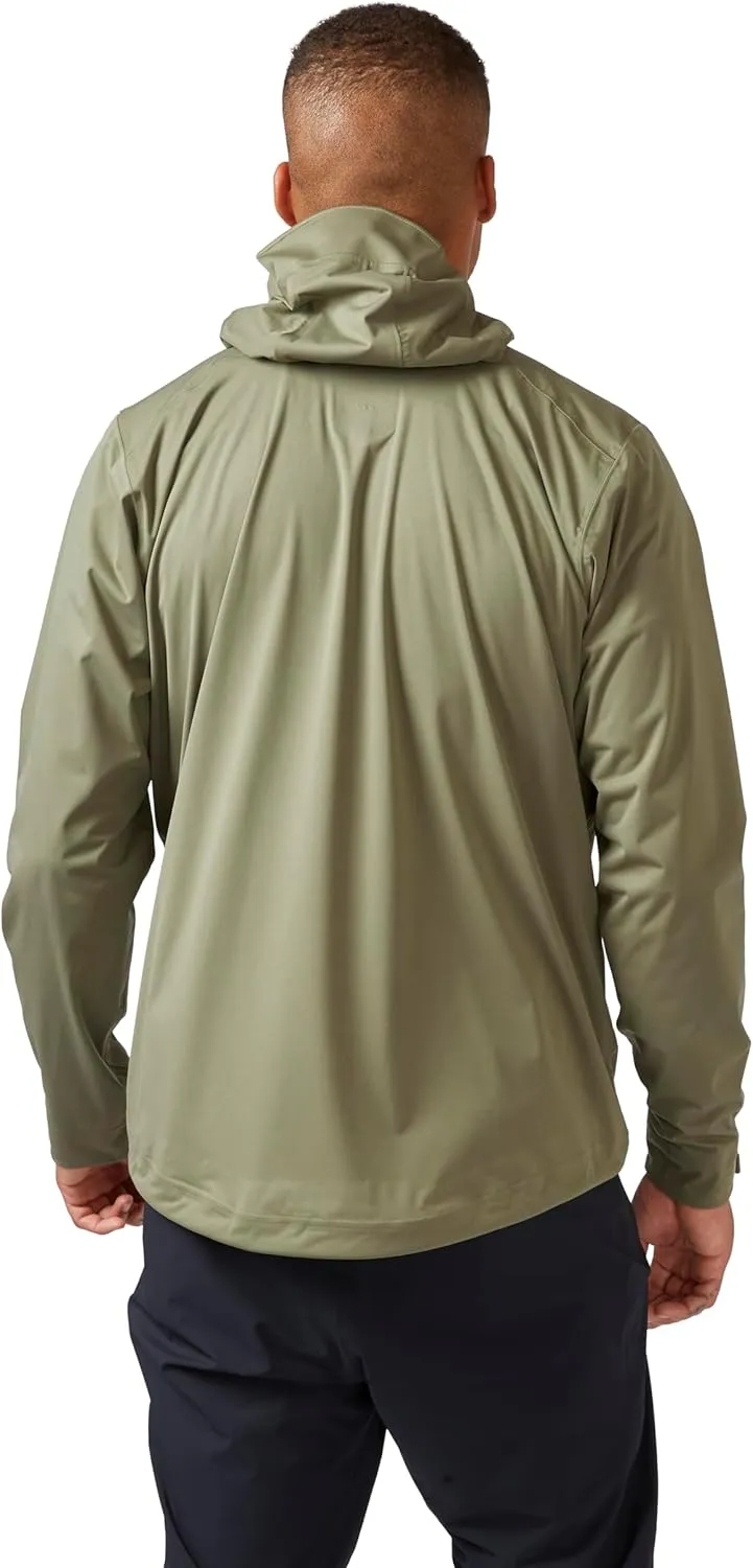 Rab Men's Kinetic 2.0 Hooded Waterproof Lightweight Jacket for Hiking and Trekking