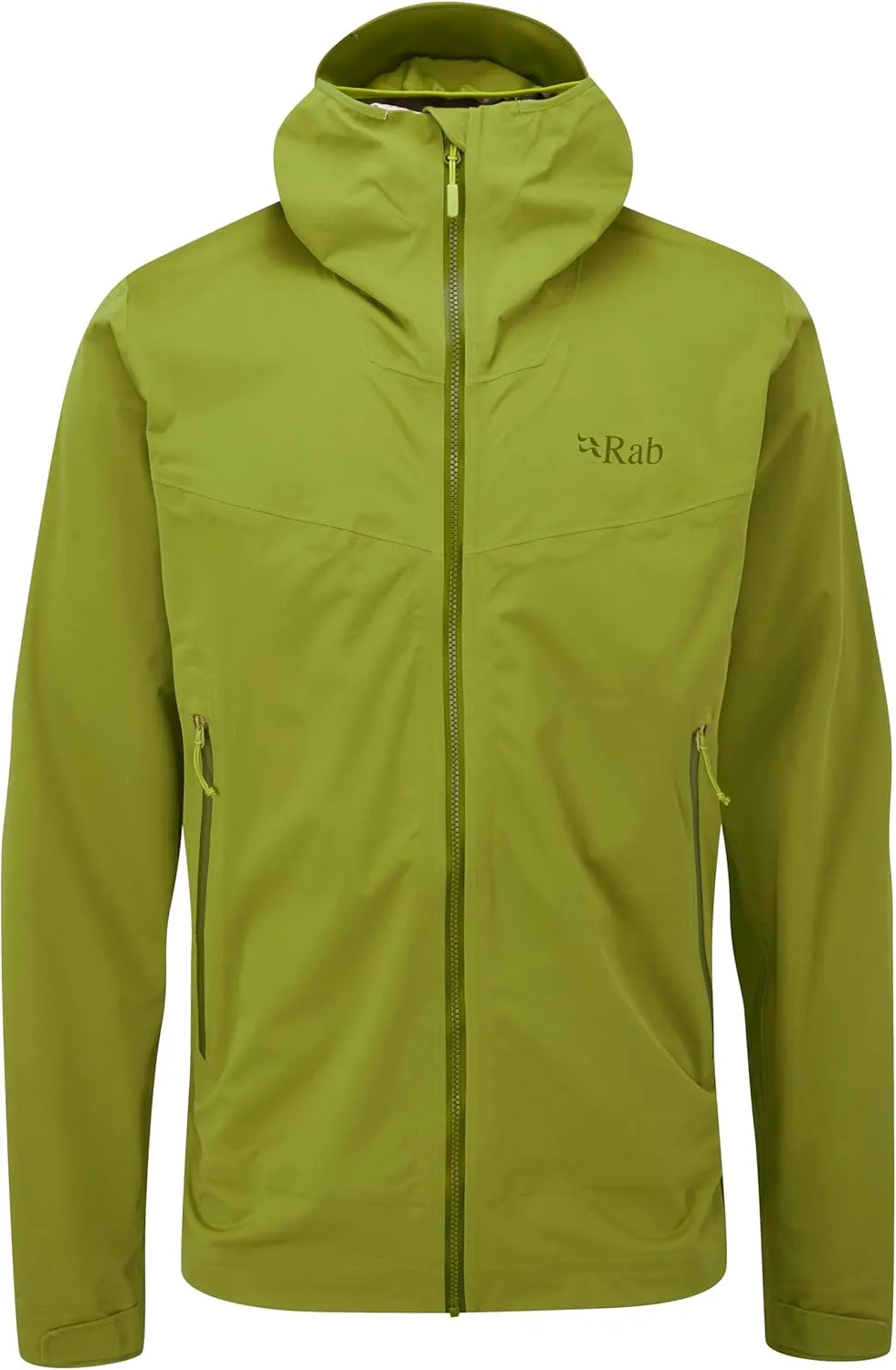Rab Men's Kinetic 2.0 Hooded Waterproof Lightweight Jacket for Hiking and Trekking