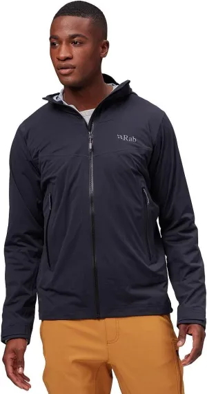 Rab Men's Kinetic 2.0 Hooded Waterproof Lightweight Jacket for Hiking and Trekking