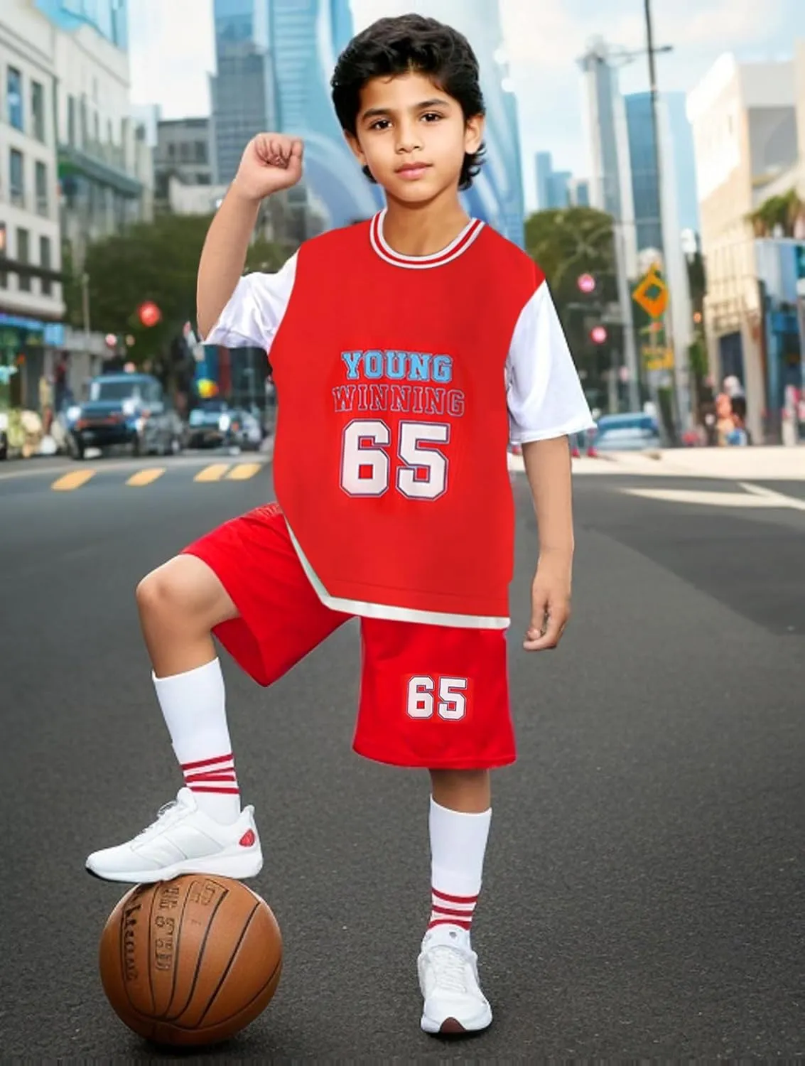 SANGTREE Baby Boys' Quick-Dry Athletic Clothing Shorts Sets
