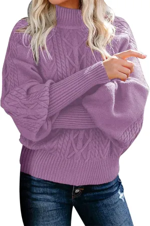 SHAOBGE Womens Sweaters Knit Pullover Sweater Women Polo Cardigan Sweaters for Women Red Striped Sweater