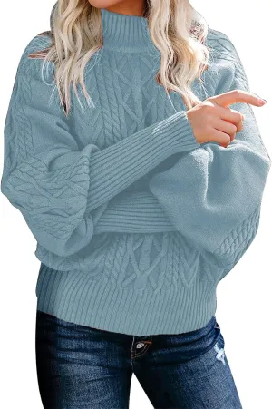 SHAOBGE Womens Sweaters Knit Pullover Sweater Women Polo Cardigan Sweaters for Women Red Striped Sweater
