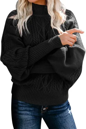 SHAOBGE Womens Sweaters Knit Pullover Sweater Women Polo Cardigan Sweaters for Women Red Striped Sweater