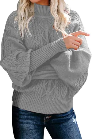 SHAOBGE Womens Sweaters Knit Pullover Sweater Women Polo Cardigan Sweaters for Women Red Striped Sweater