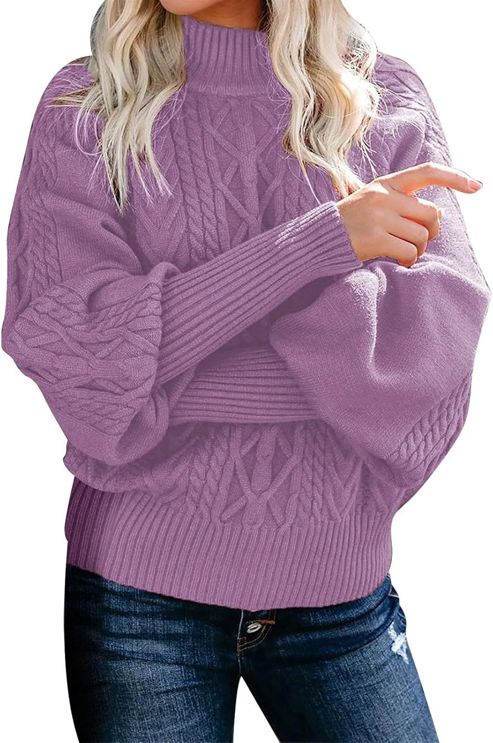 SHAOBGE Womens Sweaters Knit Pullover Sweater Women Polo Cardigan Sweaters for Women Red Striped Sweater
