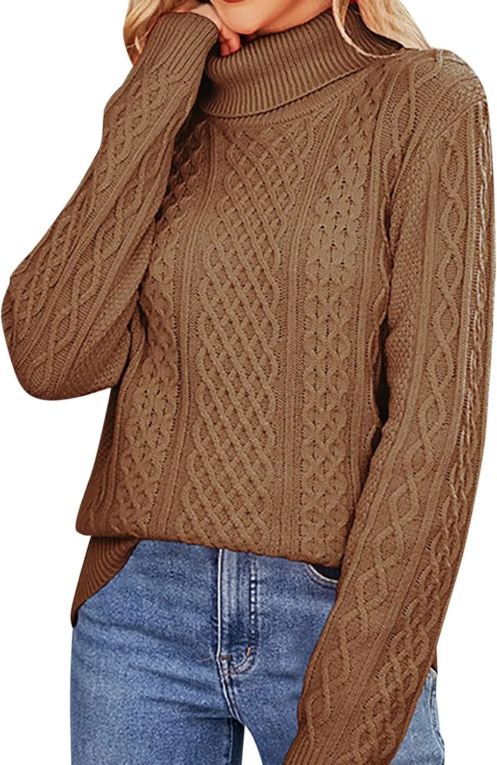 SHAOBGE Womens Sweaters Maternity Sweaters for Fall Light Blue Sweater Women Burgundy Sweater Women