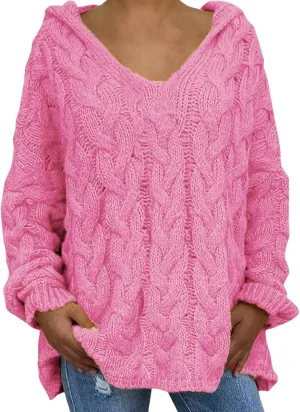 SHAOBGE Womens Sweaters Womens Long Sleeve Tops Long Sweaters for Women Cute Winter Clothes