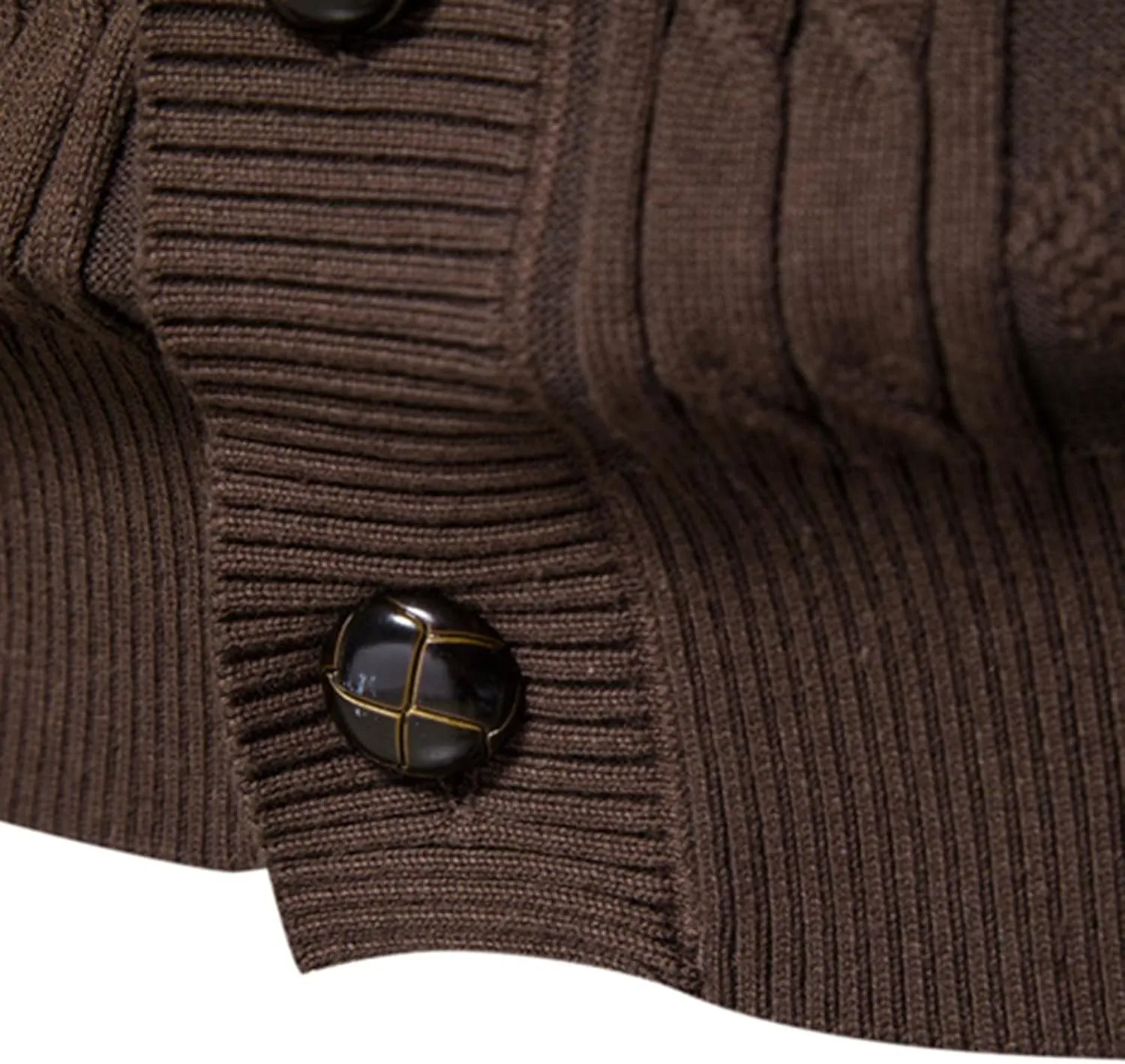 Slouchy Mens Cardigan Mens Fashion Large Solid Casual Warmth Cardigan Sweater Mens Wool Sweaters Cardigans