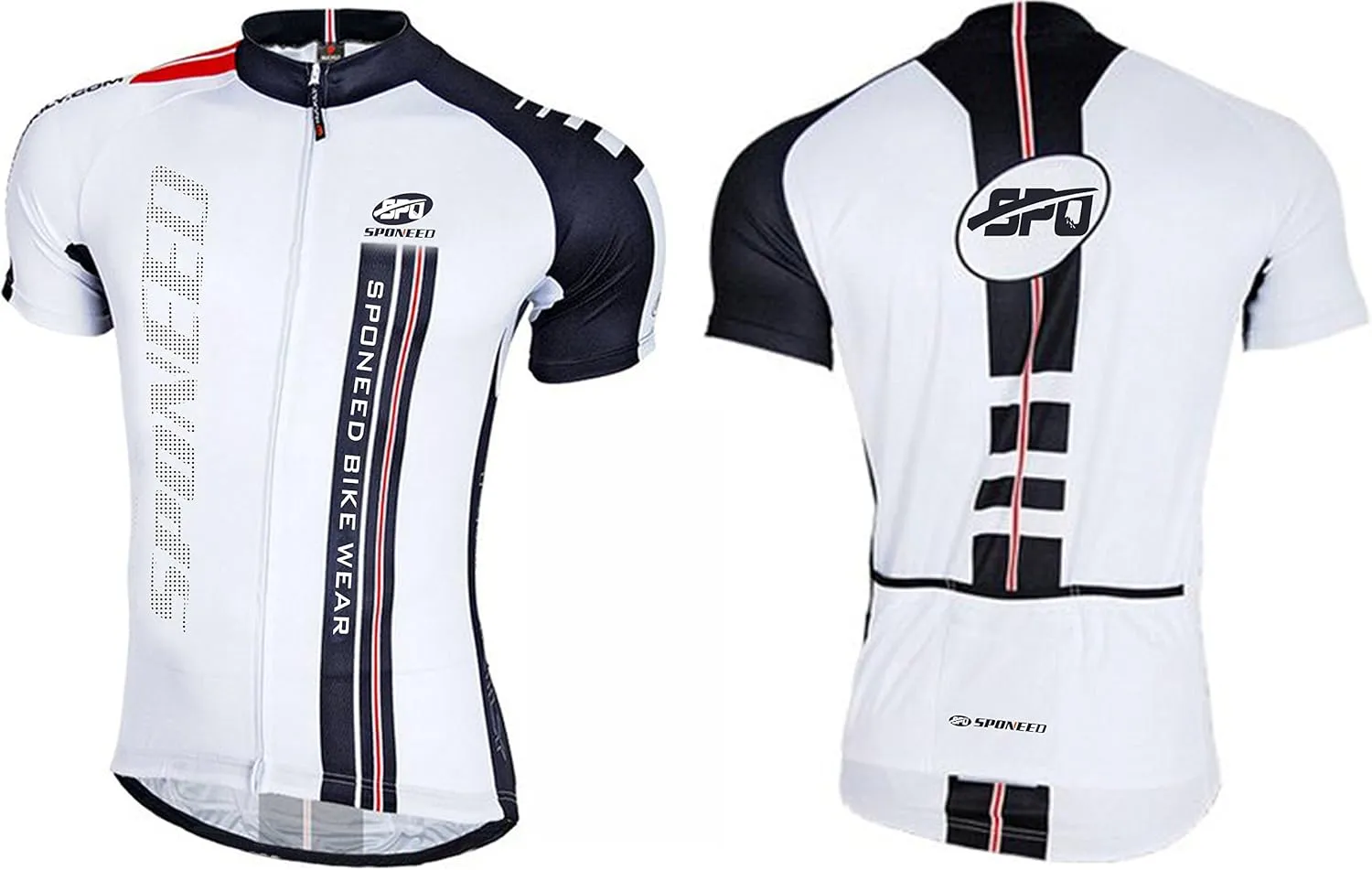 sponeed Men's Bicycle Jersey and Shorts Padded Bike Clothes Breathable