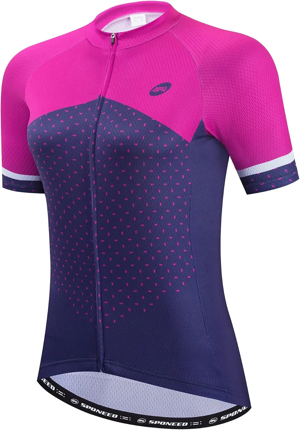 sponeed Women Bike Clothes Fashion Cycling Jersey and Shorts Set 3D Gel Short Sleeve