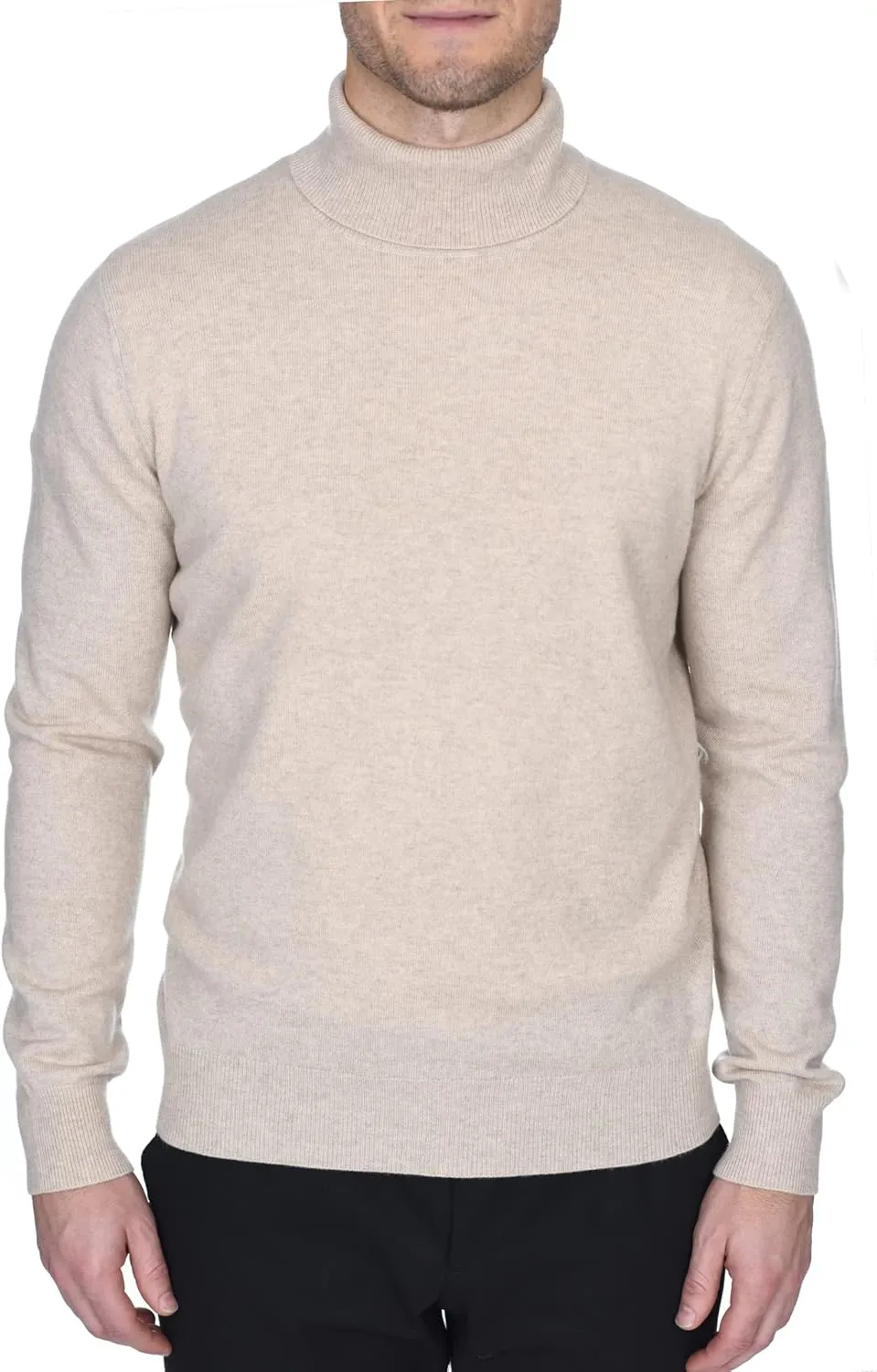 State Fusio Turtleneck Merino Wool Sweater - Long Sleeve Pullover for Men