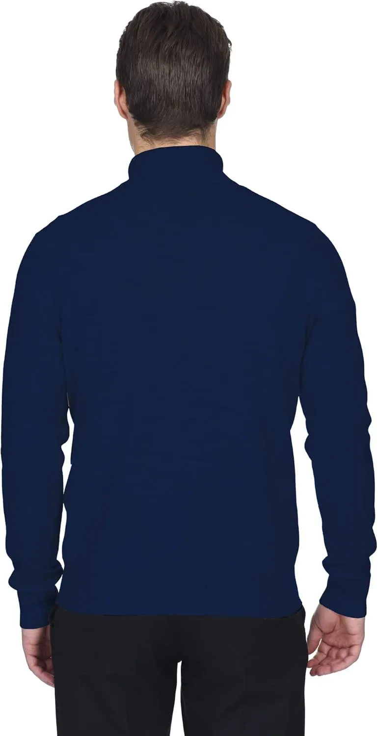 State Fusio Turtleneck Merino Wool Sweater - Long Sleeve Pullover for Men