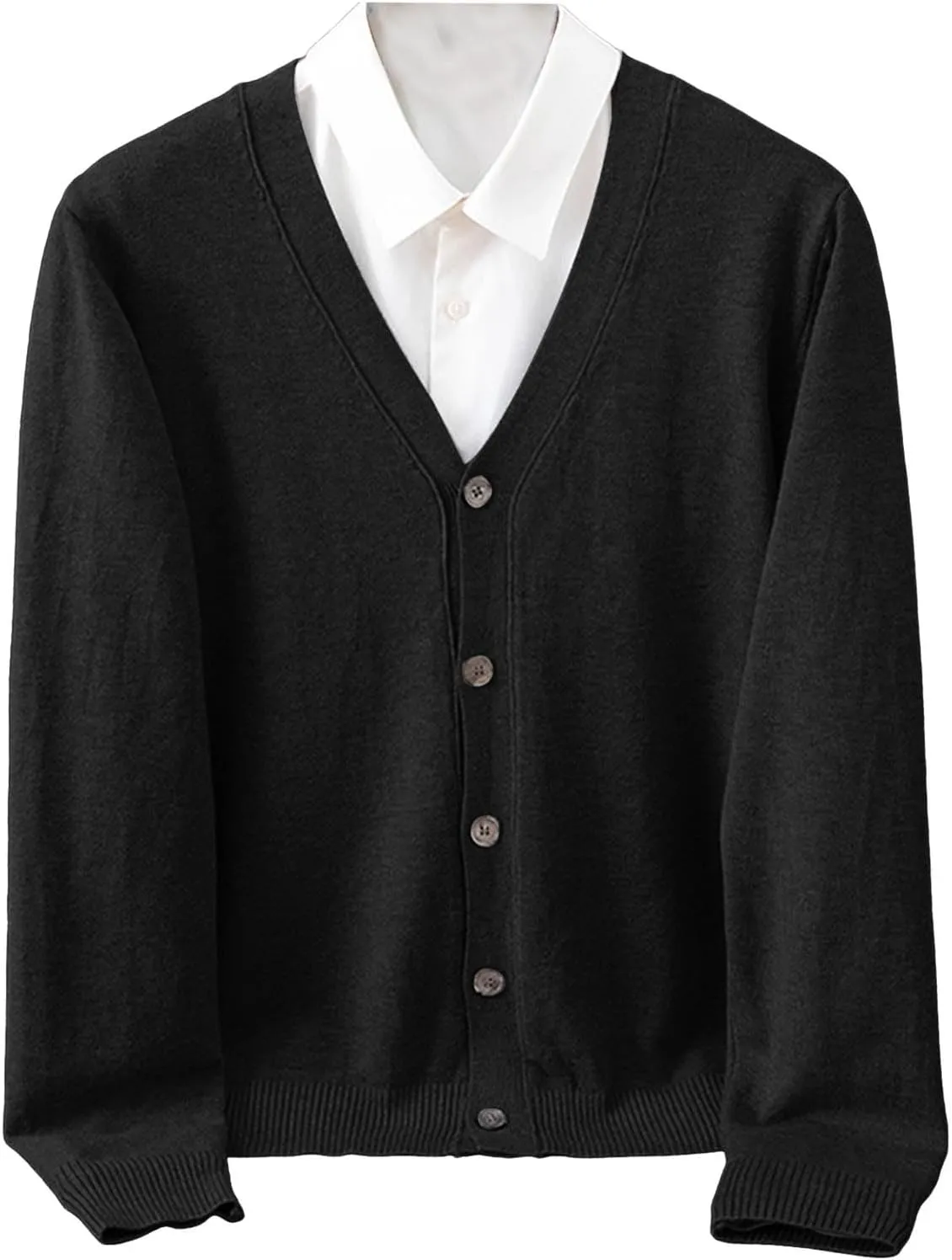 Sweaters for Men Men's Cardigan Sweaters Turtleneck Long Sleeve Knitted Big and Tall Slim Workout Cable Knit Fleece