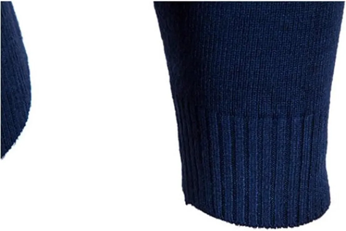 Sweaters for Men Men's Gradient Sweaters Turtleneck Cable Knitted Pullover Long Sleeve Chunky Fall Winter Warm Coat