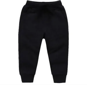 Toddler Boys Girls Sweatpants Baby Active Joggers High Elastic Waist Solid Pull On Trousers Sport Pants for Kids
