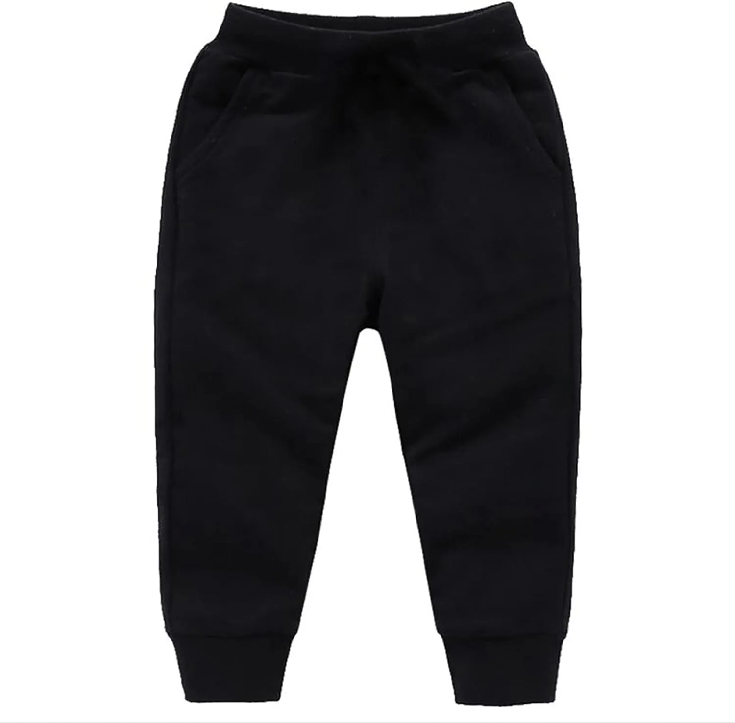 Toddler Boys Girls Sweatpants Baby Active Joggers High Elastic Waist Solid Pull On Trousers Sport Pants for Kids
