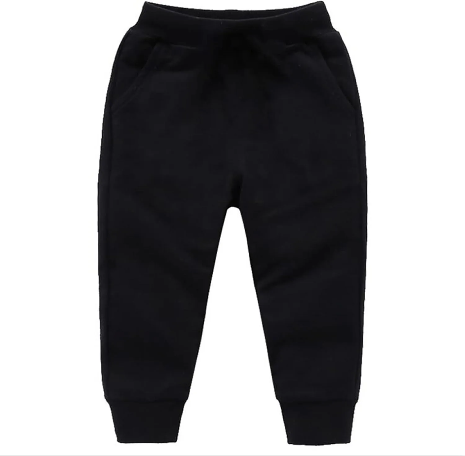 Toddler Boys Girls Sweatpants Baby Active Joggers High Elastic Waist Solid Pull On Trousers Sport Pants for Kids