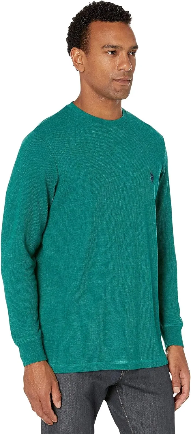 U.S. Polo Assn. Men's Long Sleeve Crew Neck Solid Thermal Shirt