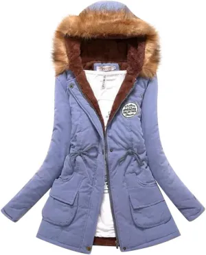 Winter Warm Faux Fur Coat Women Cropped Puffer Jackets Fashion Dresses Formal Fuzzy Cardigans