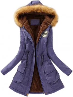 Winter Warm Faux Fur Coat Women Cropped Puffer Jackets Fashion Dresses Formal Fuzzy Cardigans