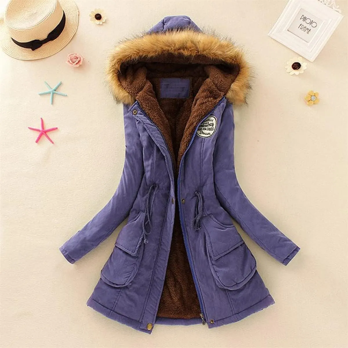 Winter Warm Faux Fur Coat Women Cropped Puffer Jackets Fashion Dresses Formal Fuzzy Cardigans