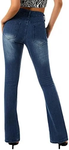 Women Gothic Cargo Jeans Wide Leg Punk Grunge Baggy Denim Pants Loose Trousers Harajuku 90s Streetwear