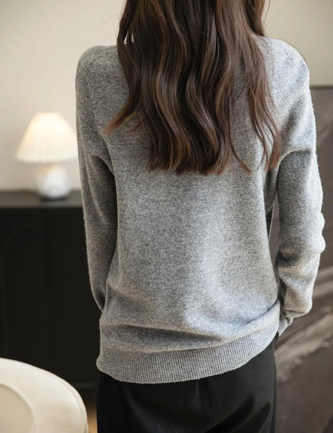 Women's 100% Merino Wool Seamless Sweater Turtleneck First-Line Ready to Wear Long Sleeve Knitted Pullover Tops