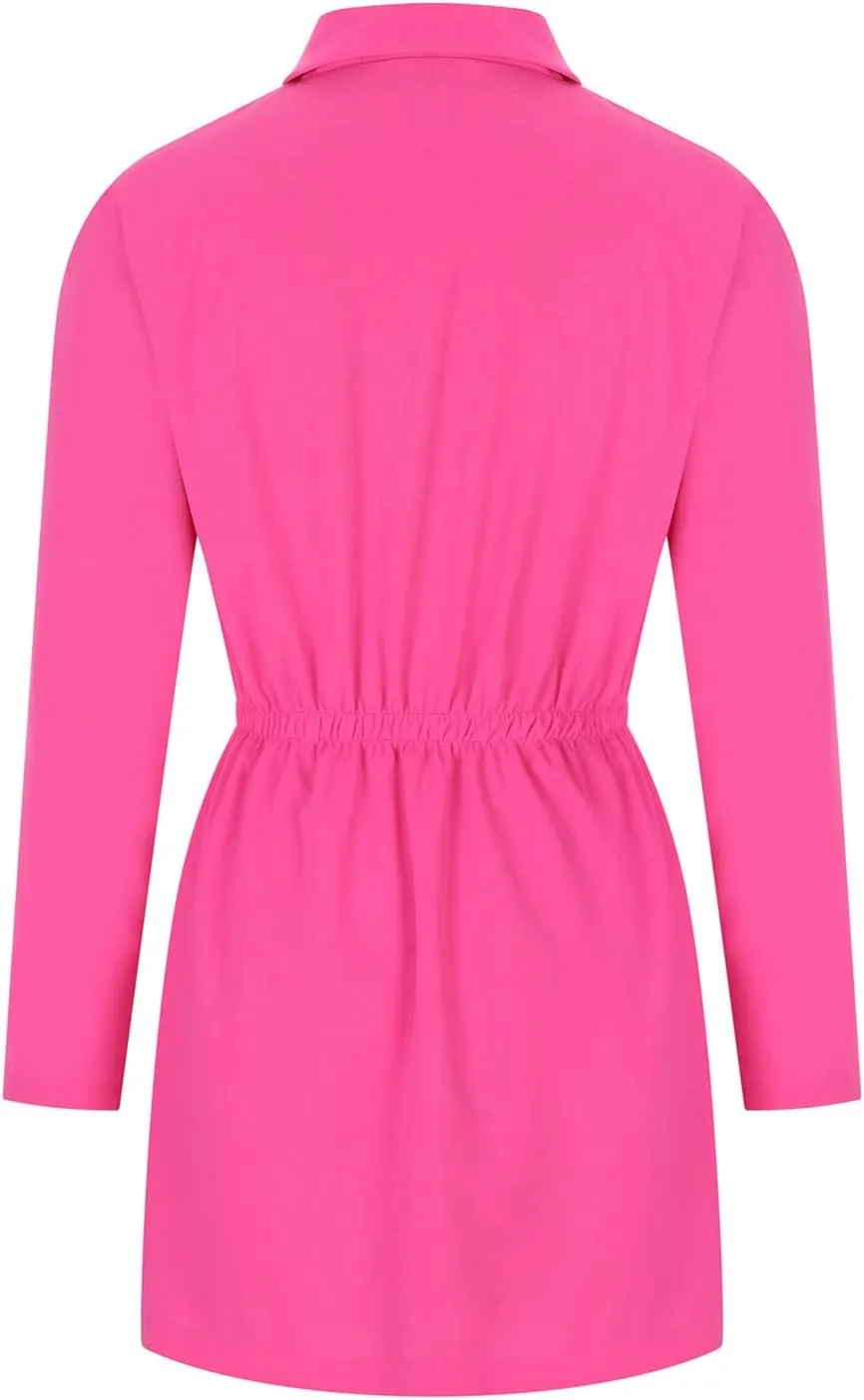 Womens Blazers Dress Fall Fashion Business Casual Suit Jackets with Pockets Long Sleeved Lapel Solid Tailored Jackets