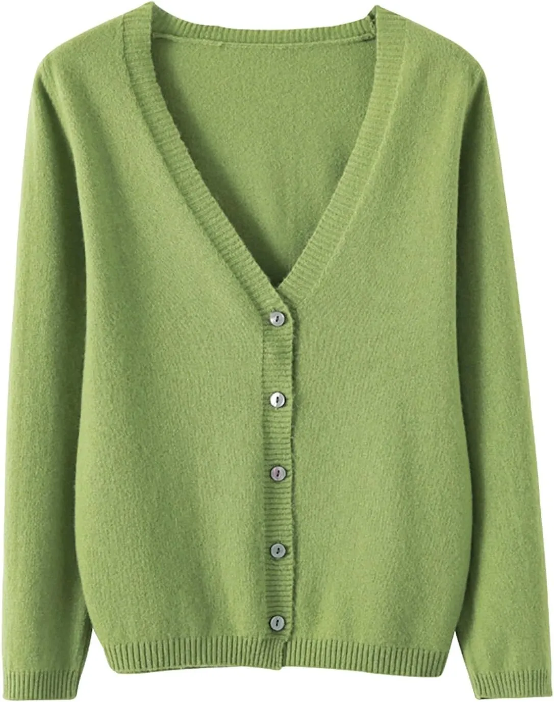 Women's Cable Knit Open Front Cardigans Sweater Casual Sweater Warm Top Button Down Loose Cardigan Outwear Womens