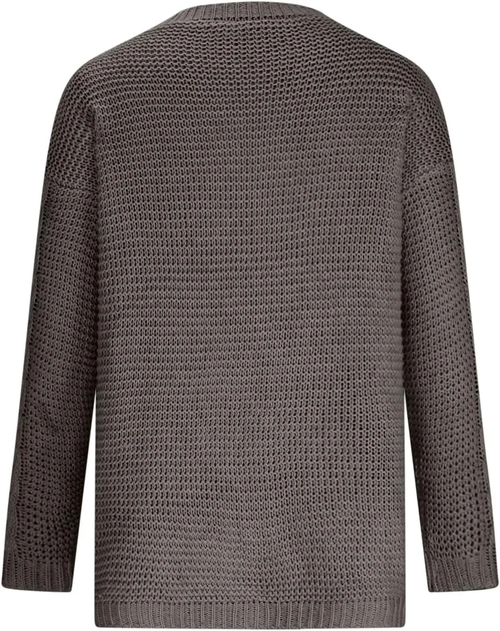 Womens Cable Knit Sweater Long Sleeve Chunky Sweaters Warm Loose Casual Trendy Sweaters