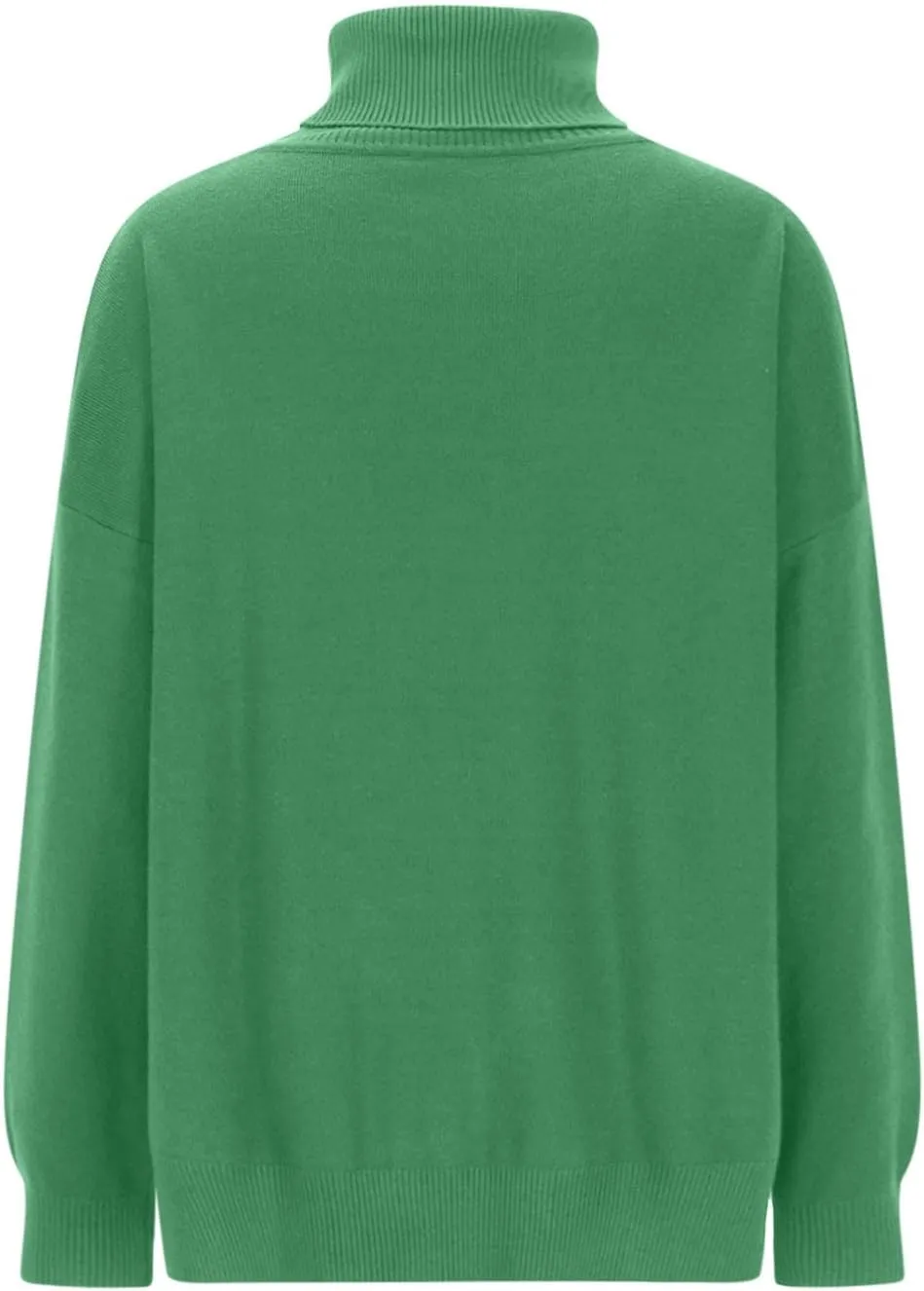 Women's Fall Oversized Turtleneck Sweater Casual Long Sleeve Comfy Knit Pullover Tops Lightweight Sweater for Women