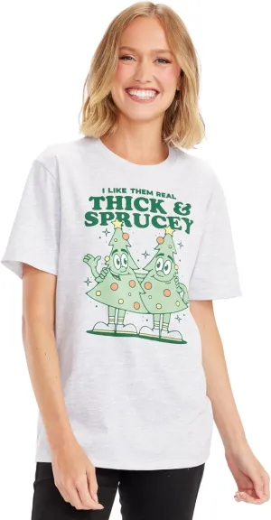 Women's Funny Christmas T Shirts - Cute Christmas Tops for Ladies