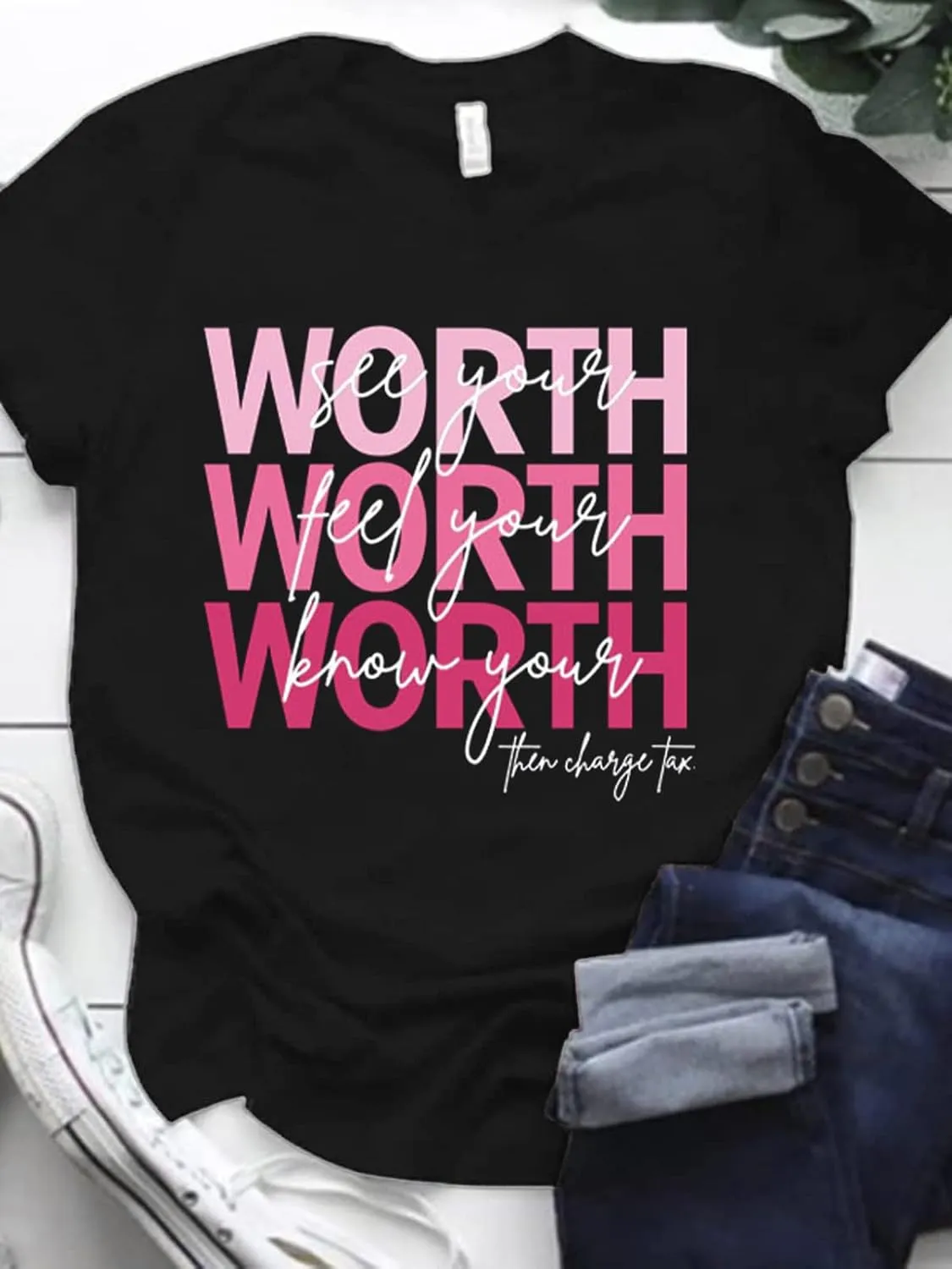 Women's Graphic T Shirts Casual Funny Printed Short Sleeve Undershirts Crewneck Summer Shirts for Women