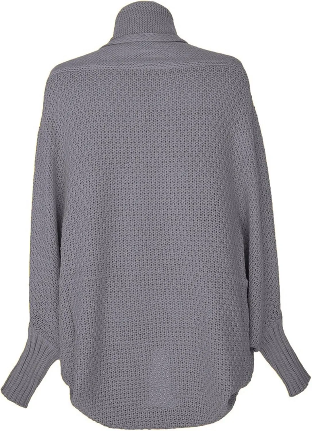 Womens Kimono Batwing Cable Knitted Slouchy Oversized Wrap Cardigan Sweaters Trendy Casual Duster Lightweight Cardigan