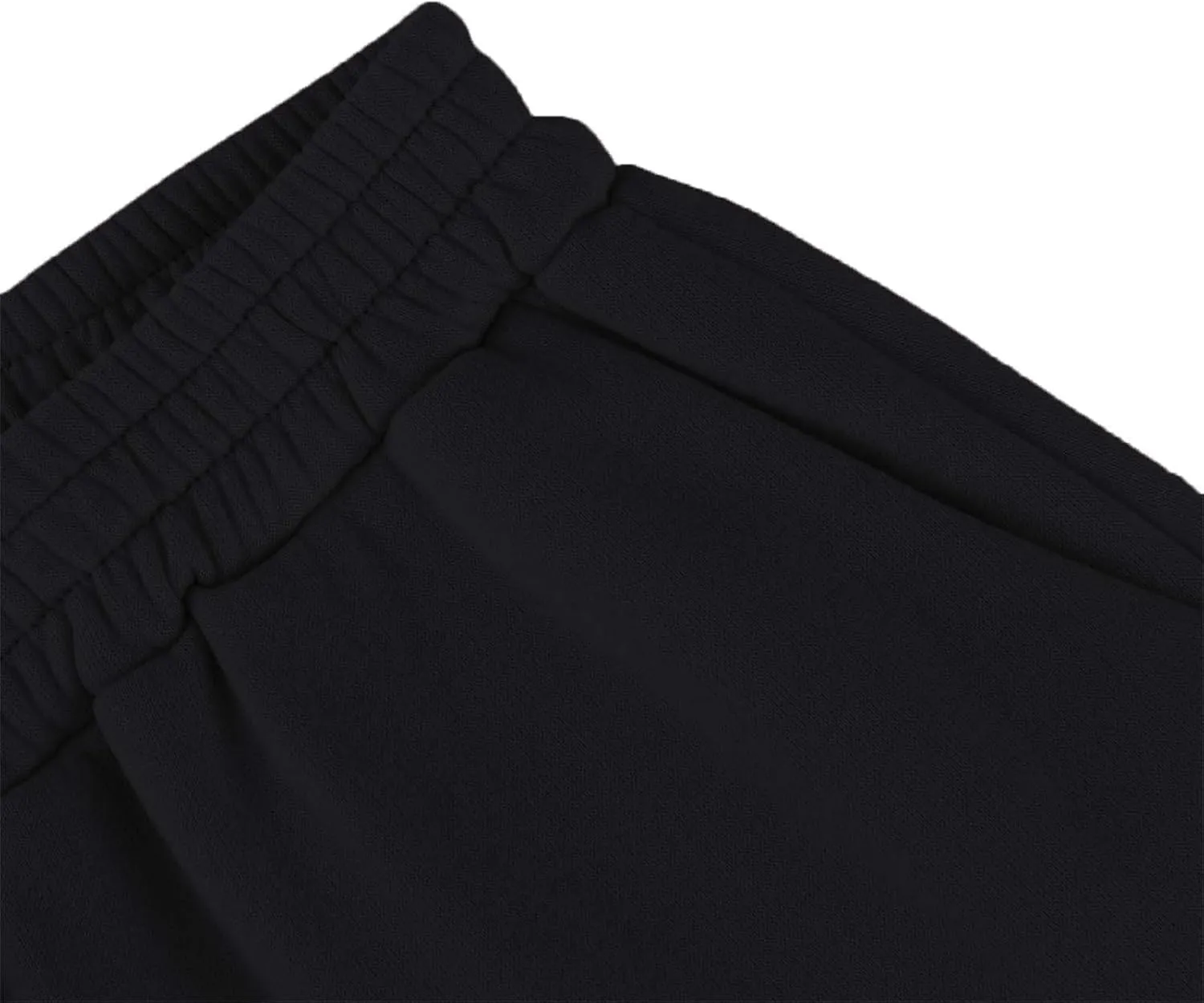 Women's Summer High Waist Sweatpants Solid Color Fleece-Lined Ankle Joggers Cozy Casual Lounge Wear