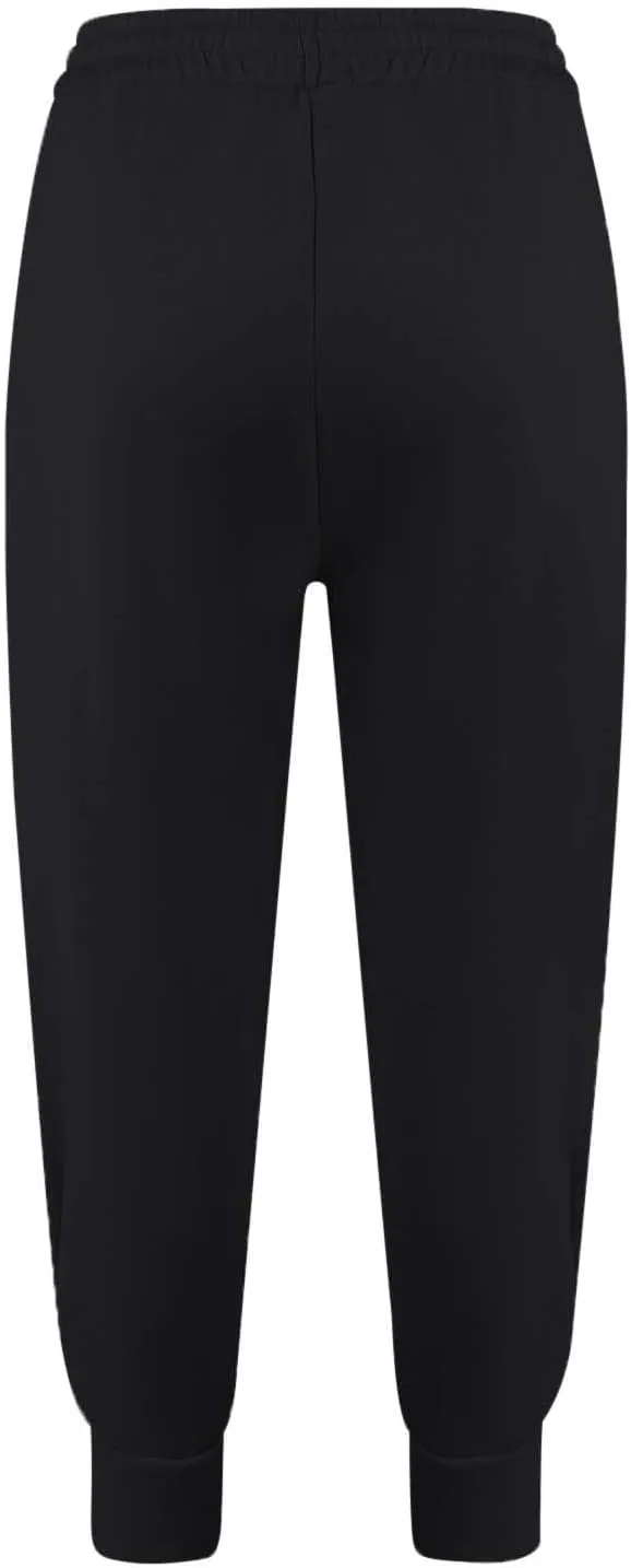 Women's Summer High Waist Sweatpants Solid Color Fleece-Lined Ankle Joggers Cozy Casual Lounge Wear