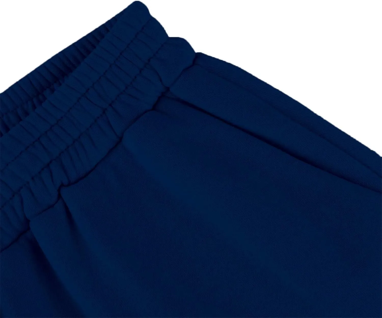 Women's Summer High Waist Sweatpants Solid Color Fleece-Lined Ankle Joggers Cozy Casual Lounge Wear