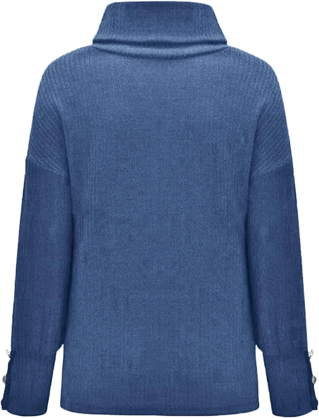Womens Turtleneck Chunky Pullover Oversized Sweaters Cowl Neck Long Sleeve Winter Slouchy Loose Knit Sweaters Trendy