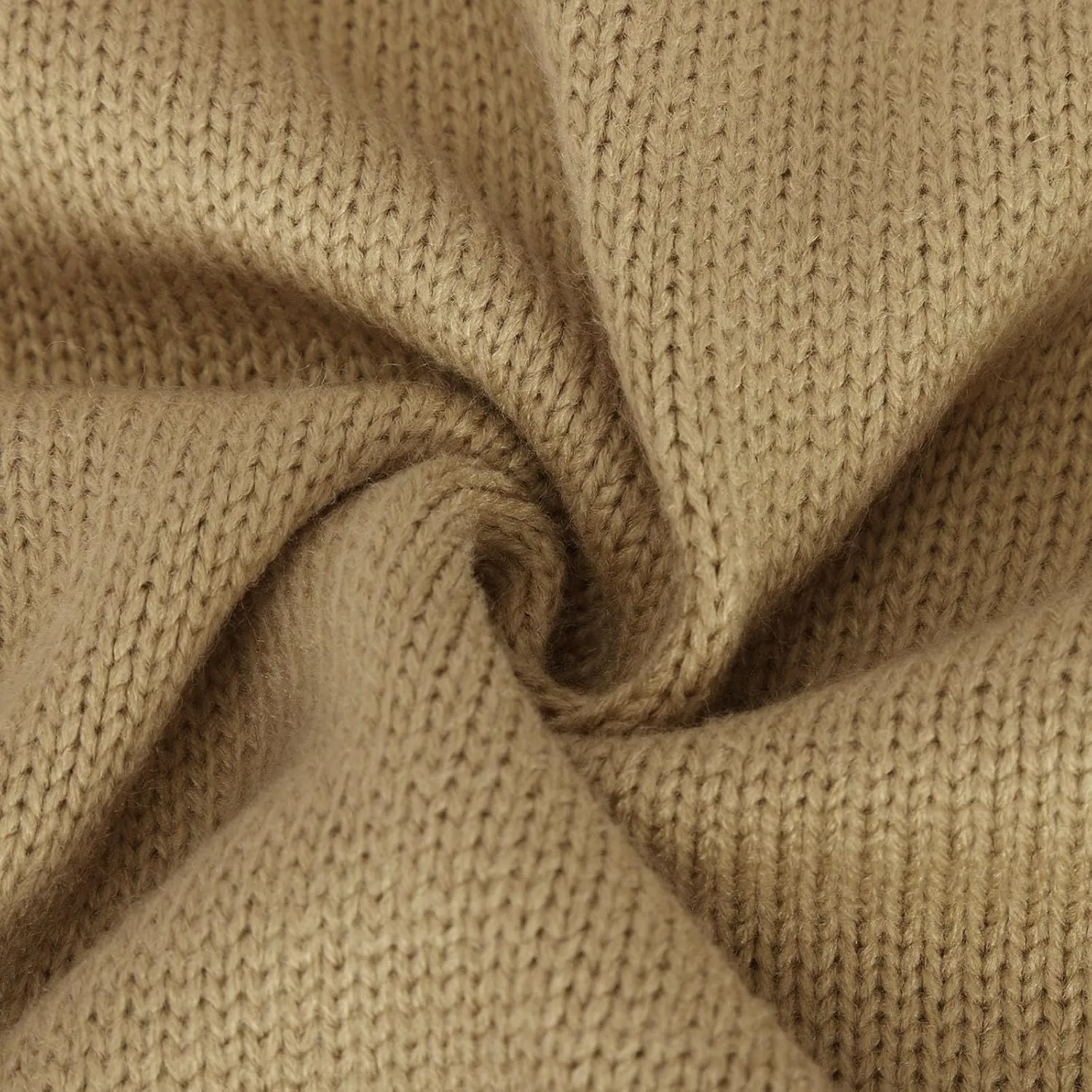 Women's Wrap Front Pullover Sweater Jumper V Neck Criss Cross Long Sleeve Asymmetrical Sweater Cable Knit Tops