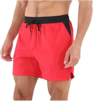 Xiaojmake Mens Gym Shorts Quick Dry Quick Dry 5" Workout Shorts Lightweight Sports Running Basketball Shorts Swim Trunks