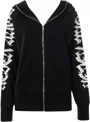 Y2K Hoodies for Women Full Zip Up Print Graphic Oversized Pockets Hooded Jacket 90s Long Sleeve Sweatshirt Casual Punk Drop