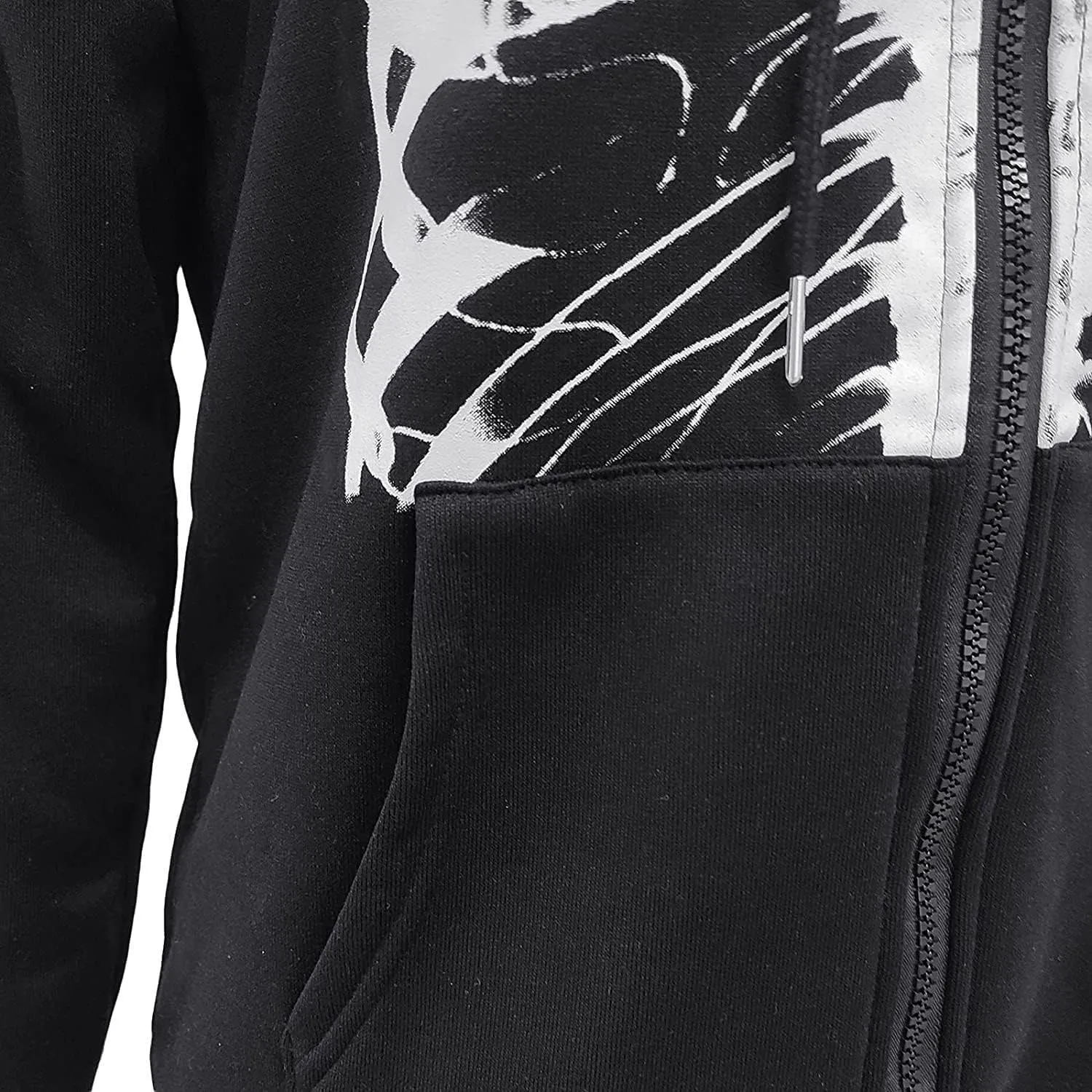 Y2K Hoodies for Women Full Zip Up Print Graphic Oversized Pockets Hooded Jacket 90s Long Sleeve Sweatshirt Coat Goth Dark